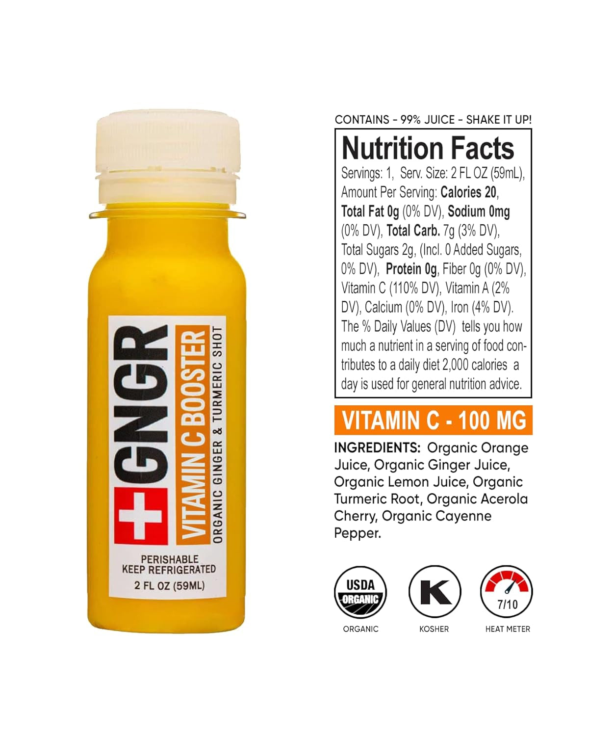 Ginger Immunity Shots